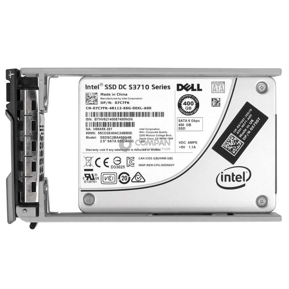 7C7FK DELL SSD 400GB SATA 6G 2.5" SFF HOT-SWAP